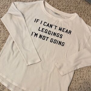 Victoria’s Secret PINK waffle long sleeve tee shirt